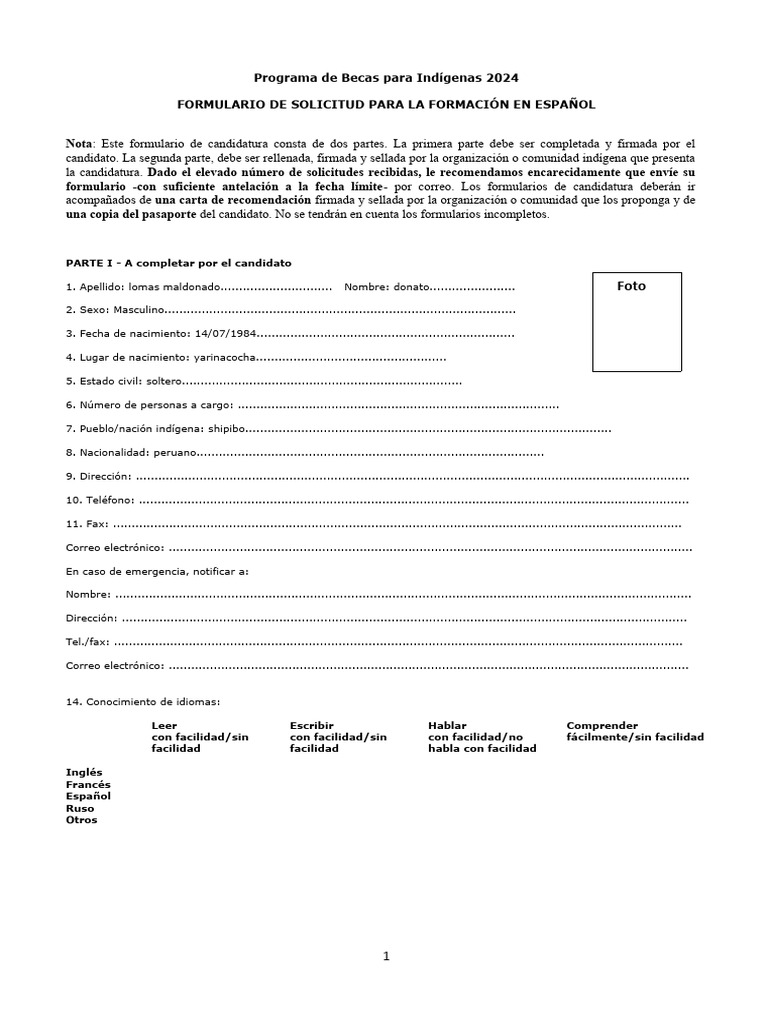 IFP Applicationform 2024 SP PDF