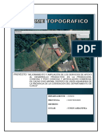 Informe Topografico