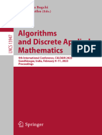 Amitabha Bagchi, Rahul Muthu - Algorithms and Discrete Applied Mathematics 2023