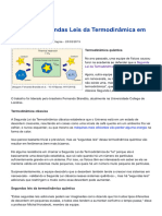 Segundas Leis Da Termodinâmica Quântica