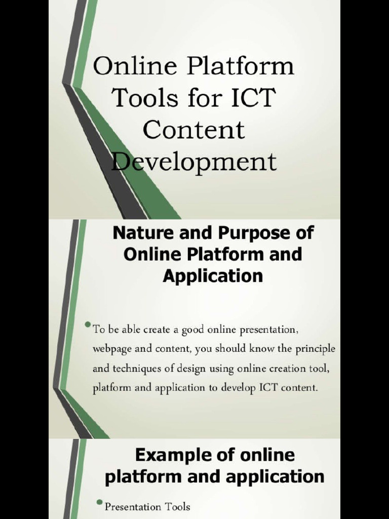 Online Platform Tools Pdf