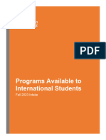 International Program List Other Regions Full Version Fall 2023