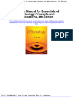 Solution Manual For Essentials of Psychology Concepts and Applications 4th Edition