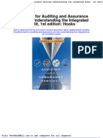 Test Bank For Auditing and Assurance Services Understanding The Integrated Audit 1st Edition Hooks