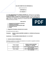 Acta Cambio de Representante Legal (2023) RJ