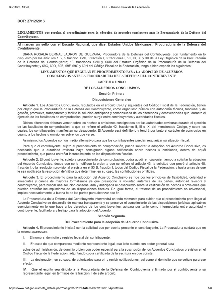 Lineamientos que regulan el procedimiento para la adopción de acuerdos ...