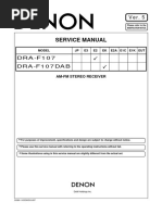 AVR-3808CI: Av Surround Receiver | PDF | Tape Recorder | Ac Power
