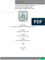 National University of San Martín - Tarapoto Faculty of Education and Humanities Professional School of Foreign Languages