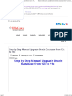 Step by Step Manual Upgrade Oracle Database From 12c To 19c - DBsGuru