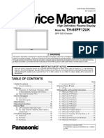 Panasonic Th-65pf12uk CH Gpf12d