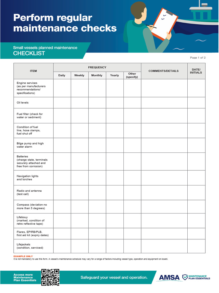 SVPM Checklist Template | PDF | Equipment | Manufactured Goods