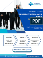 Brochure I Curso Taller Farmacovigilancia para Directores Tecnicos