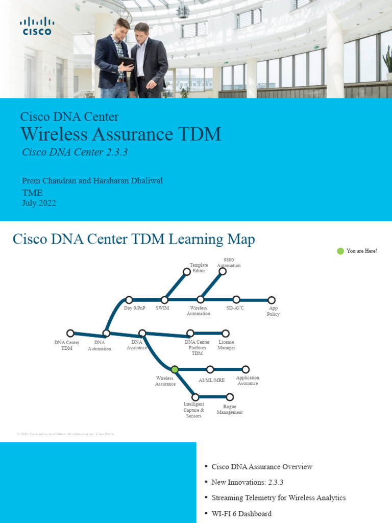 Cisco DNA Center Wireless Assurance TDM | PDF | Wi Fi | Computer Network