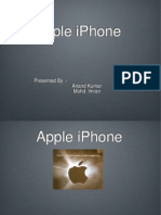 Apple Iphone: Presented By:-Anand Kumar Mohd. Imran
