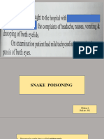 Snake Poisoning