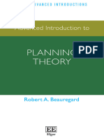 Advanced Introduction To Planning Theory by Robert A. Beauregard