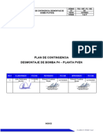 Plan de Contingencia - Desmontaje de Bombas p4 - p1 (Pven)
