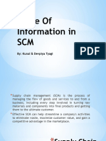 Value of Information in SCM