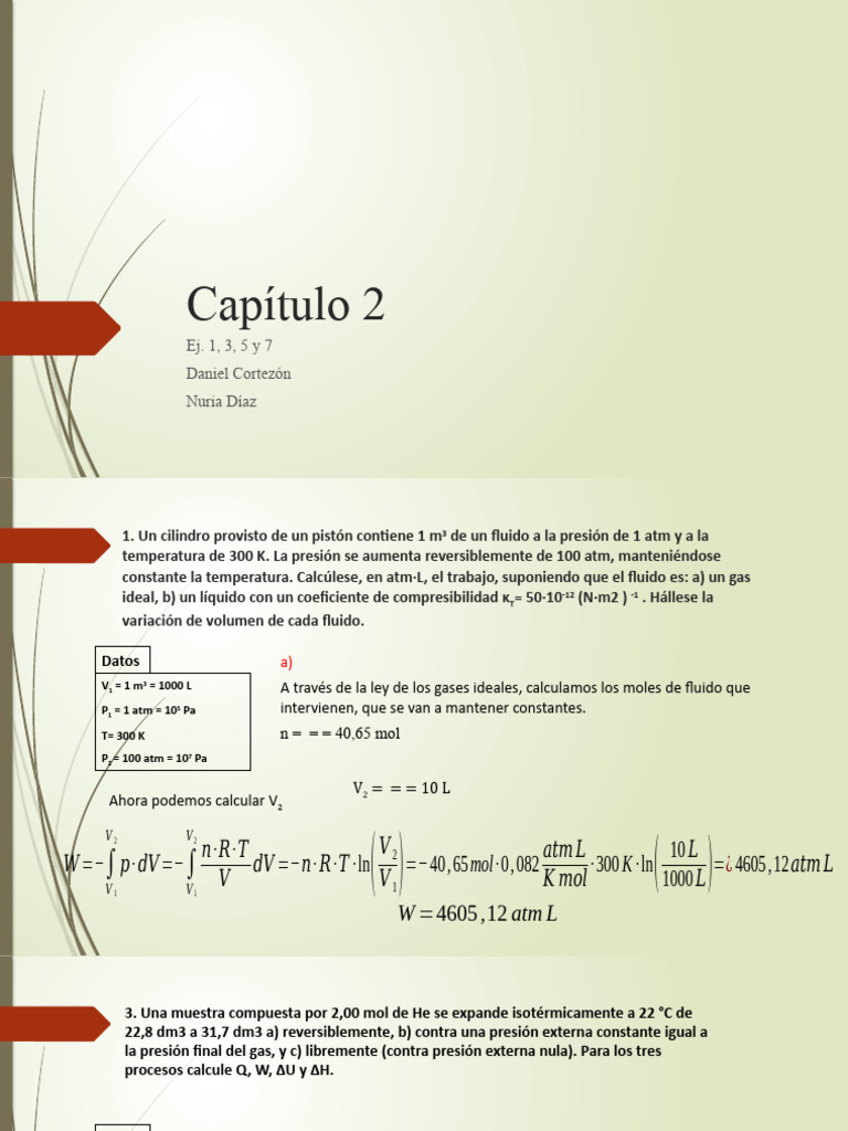 Problemas Resueltos Tema 1 - Capítulo 2 - Grupo I | PDF | Gases ...