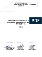 Procedimiento de Reparacion en Tanque t2 Pven - Rev A