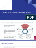 Media and Information Literacy