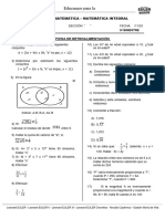 1°sec - Matemática Integral