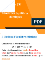 Chapitre (IV) (S1) Equilibre Chimique (FUE