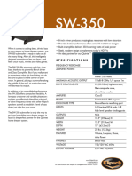Klipsch SW350-SW450 Sub Specifications