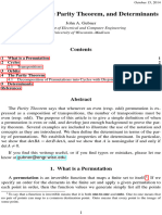 Permutations and Determinants