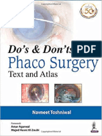 Do's and Dont's in Phaco Surgery Text and Atlas