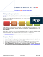 Guide Candidature Ecandidat 2022 en