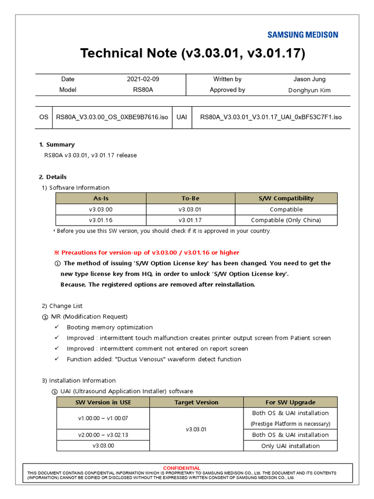 RS80A Software Release Notes | PDF | Transport Layer Security ...