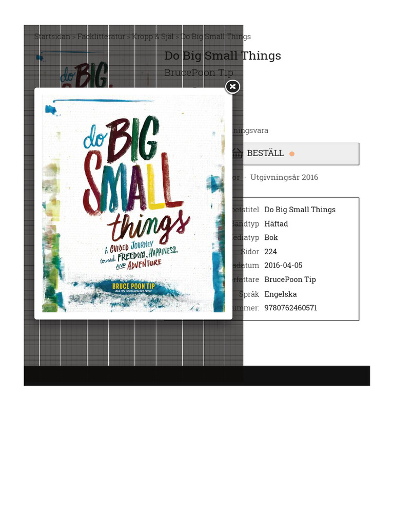 Do Big Small Things | PDF