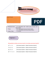 LKPD Peramaan Kuadrat 1