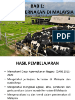 Bab 1 - Industri Ternakan Di Malaysia