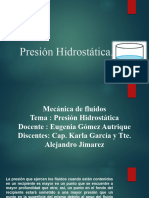 Presion Hidrostatica