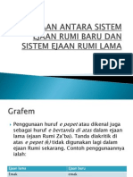 Perbezaan Antara Sistem Ejaan Rumi Baru Dan Sistem