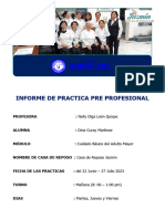 Informe Practica Pre Profesional - DINA CURAY