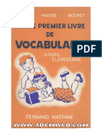 Notre Premier Livre de Vocabulaire