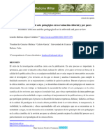 La Crítica Científica y El Acto Pedagógico en La Evaluación Editorial y Por Pares