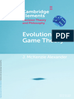 Evolutionary Game Theory - J. McKenzie Alexander - 2023 - Anna's Archive