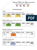 Extracurriculares 2023-2024