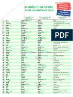 3 PRE INTER Irregular Verbs