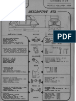 120 Fiche Technique Citroen 2CV
