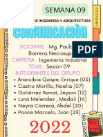 Tarea Grupal Semana 09 - Comunicaciòn