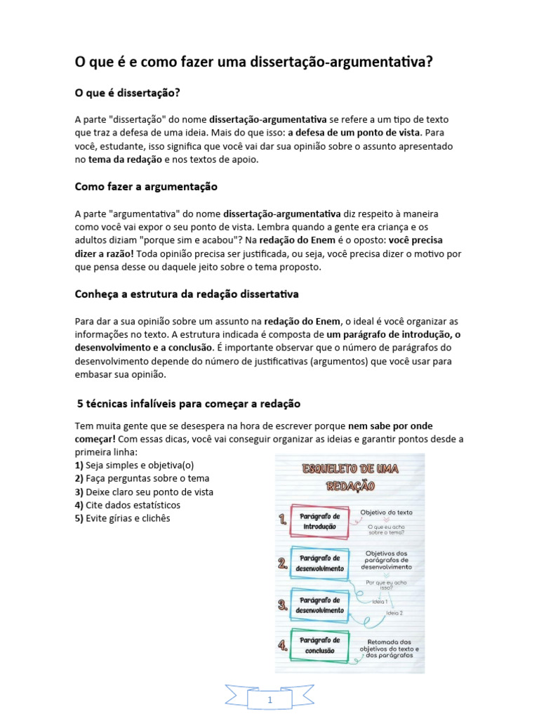 Exercícios de Redação Dissertativa-Argumentativa | PDF | Prosa | Escrita