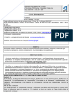 Plano de Ensino Biomedicina 2 Semestre 2023 Corrigido