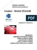 63572850 MM Project Report Bajaj Pulsar