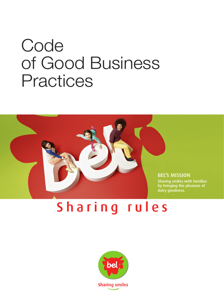 Code Good Business Practices PDF Business Insider Trading