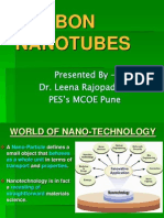 Carbon Nanotubes: Presented by - Dr. Leena Rajopadhye PES's MCOE Pune